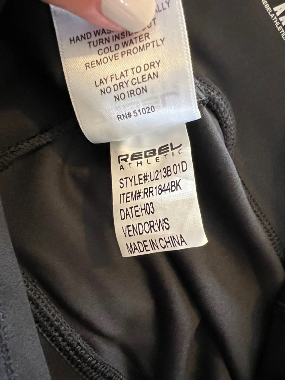 Rebel Athletic Legendary Flouncy in Black Crystal size AXS - Picture 9 of 10